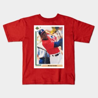 Michael Jordan 1991 Baseball Card Kids T-Shirt